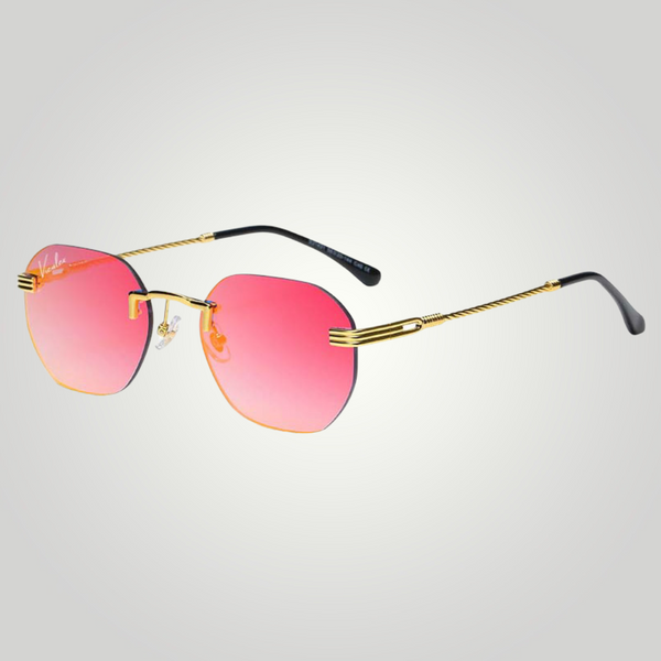 mirror tinted sunglasses, red and gold sunglasses, sunglasses, tinted sunglasses, mondello sunglasses, luxury sunglasses, frames, gradient tint sunglasses, red glasses, red eyeglasses, red shades, red tinted shades, red mirrored glasses. gold frames, mirrored sunglasses, red sunglasses, red mirrored sunglasses,